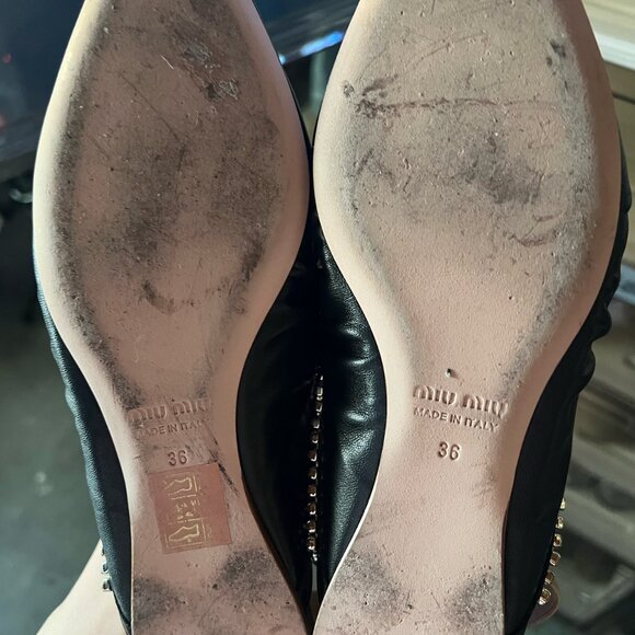 Miu Miu Ballet Flats – Size 6 (Also Fits 6.5) - Picture 4 of 4